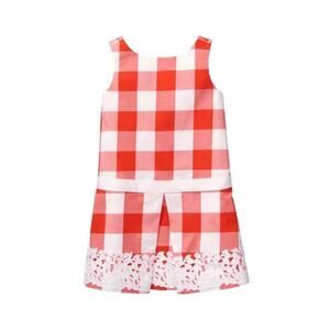 NEW Janie and Jack Gingham Dress sz 3